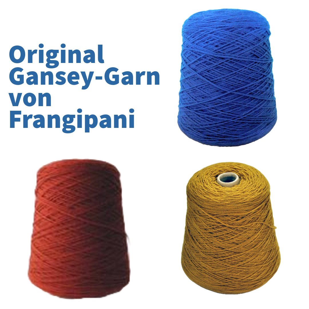 Original Gansey-Wolle von Frangipani