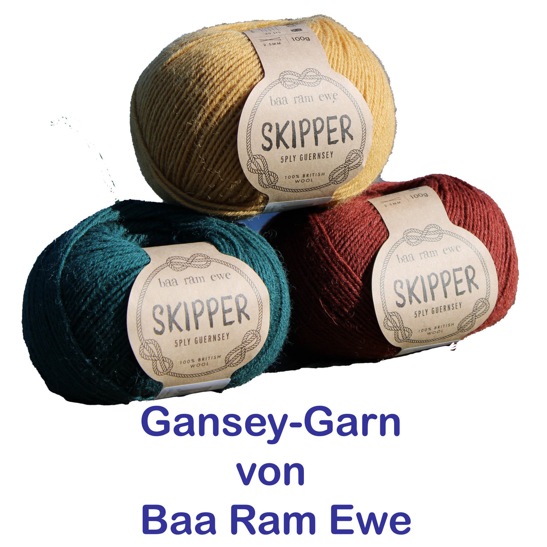 Gansey-Garn von Baa Ram Ewe