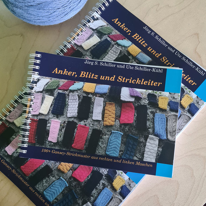 Anker, Blitz und Strickleiter  - 100+ Gansey-Strickmuster aus rechten und linken Maschen