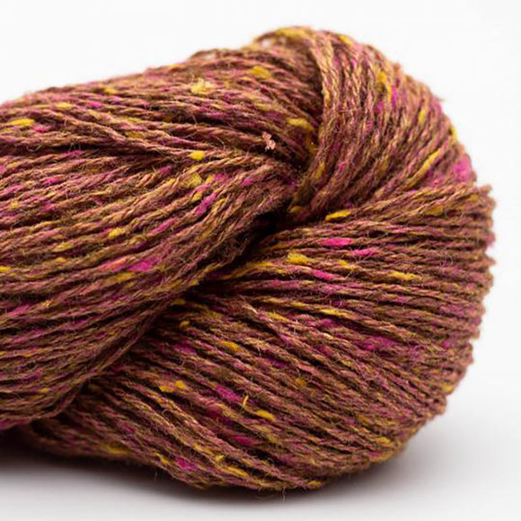 BC Garn Tussah Tweed - BROWN-PINK