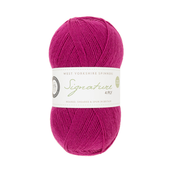 WYS Signature 4-fädig Solid - FUCHSIA