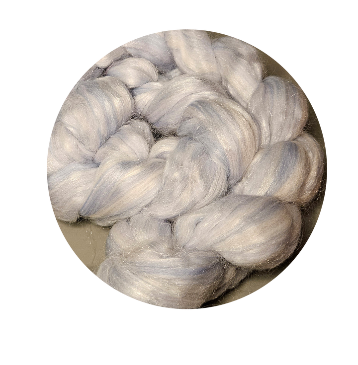 Merino/Nylon Kammzug  - EISKRISTALL