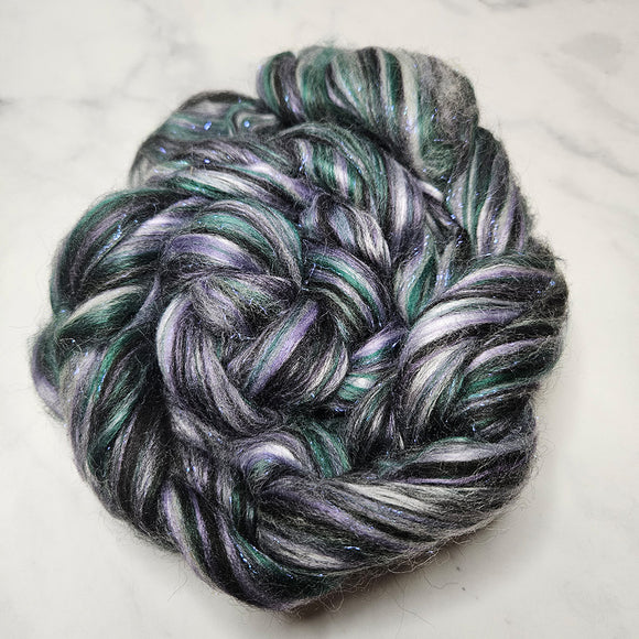 Kammzug Bambus / Corriedale / Stellina - ZAUBERWALD